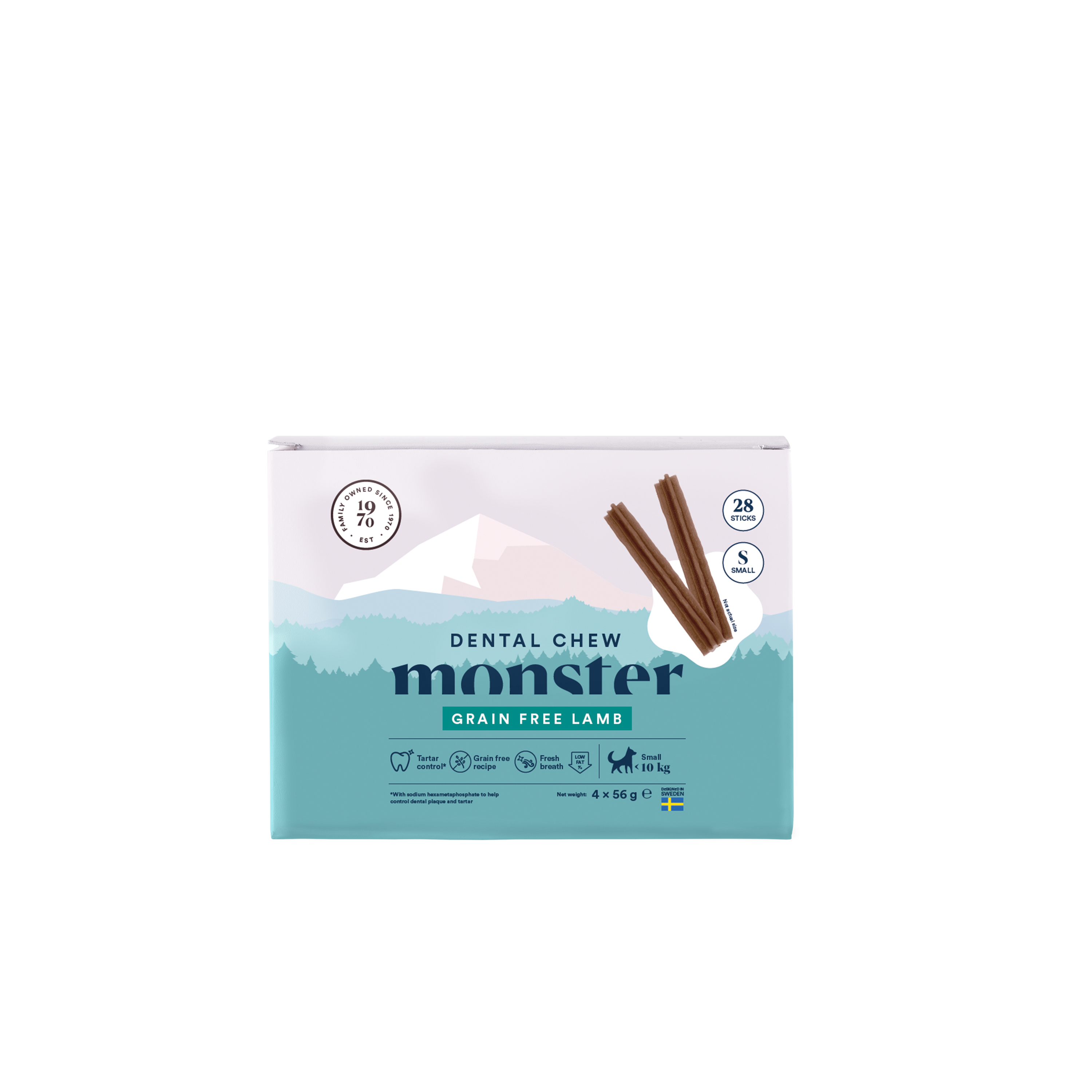 Monster Dog Dental Chew Lamb Small Month (28st) 224 g