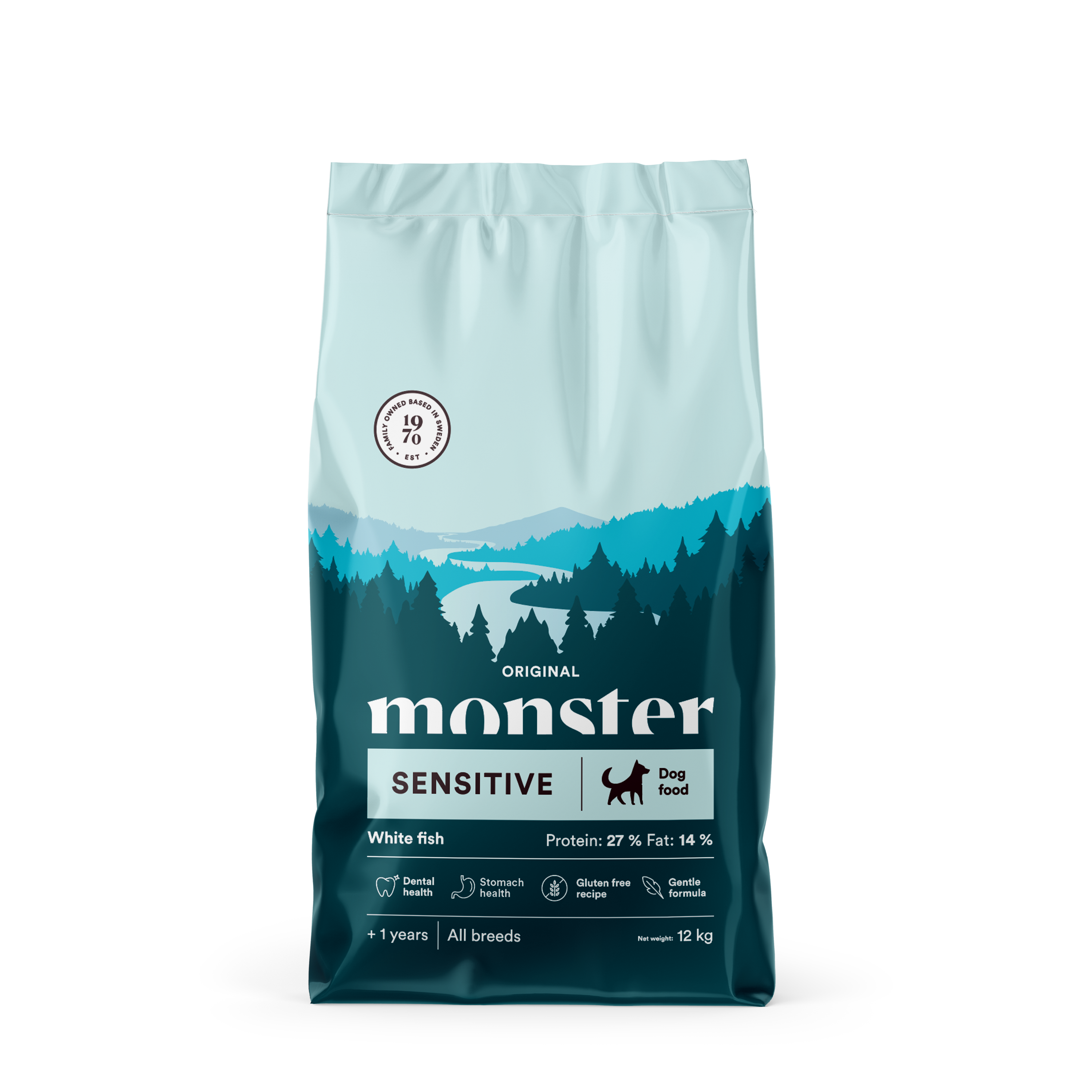 Monster Dog Original Sensitive White Fish 12 kg