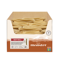 Monster Rawhide Beef Roll Small Bulk 100 pcs