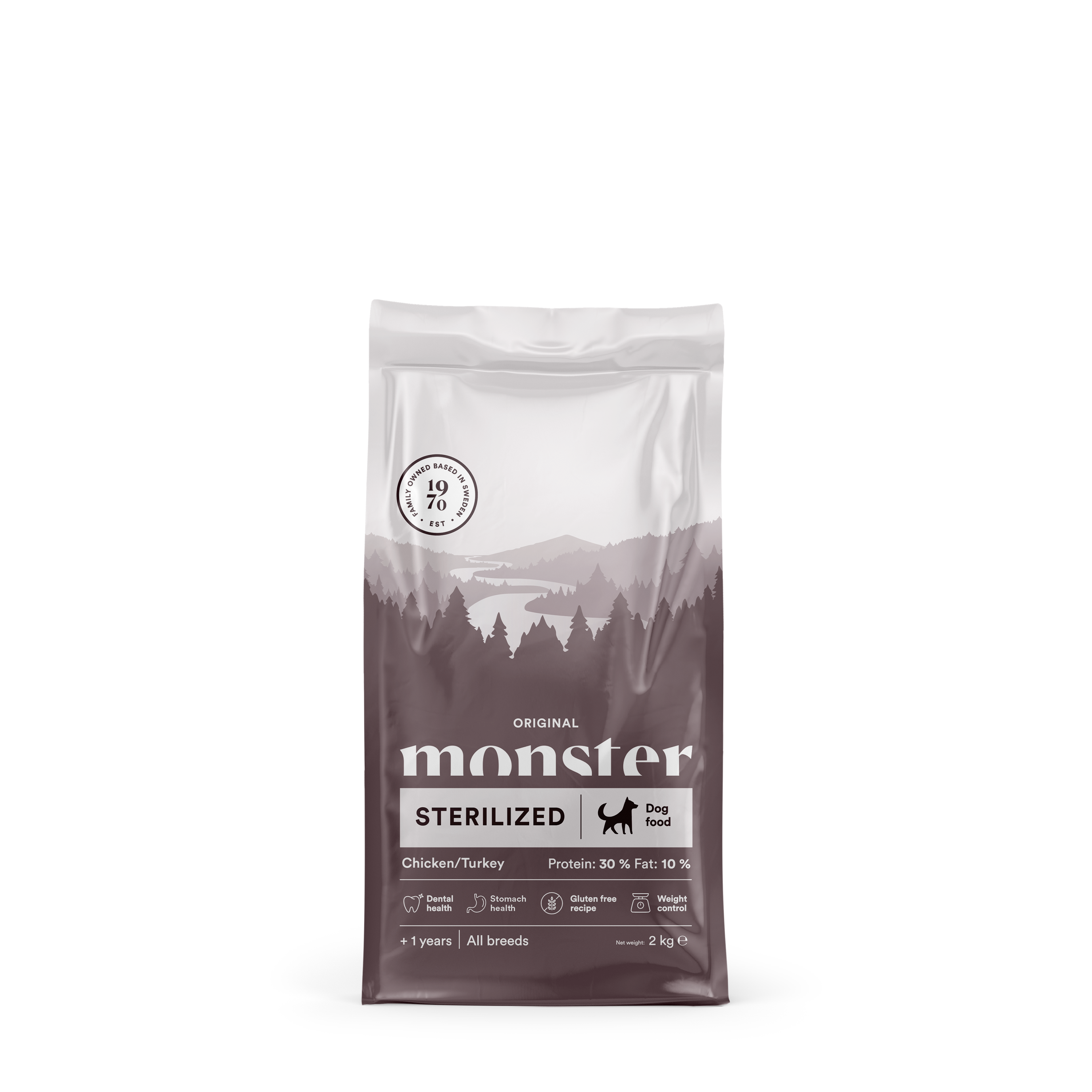 Monster Dog Original Sterilized Chicken/Turkey 2 kg