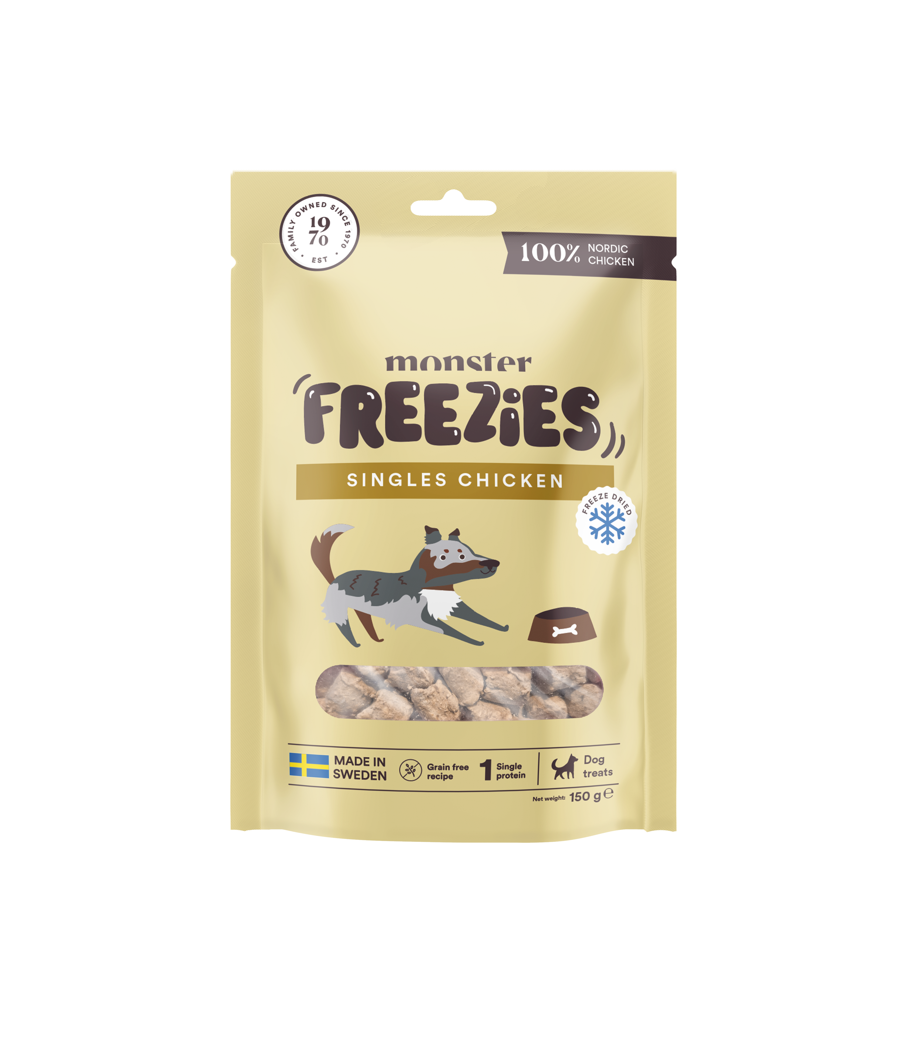 Monster Dog Treats Freezies Chicken 150 g