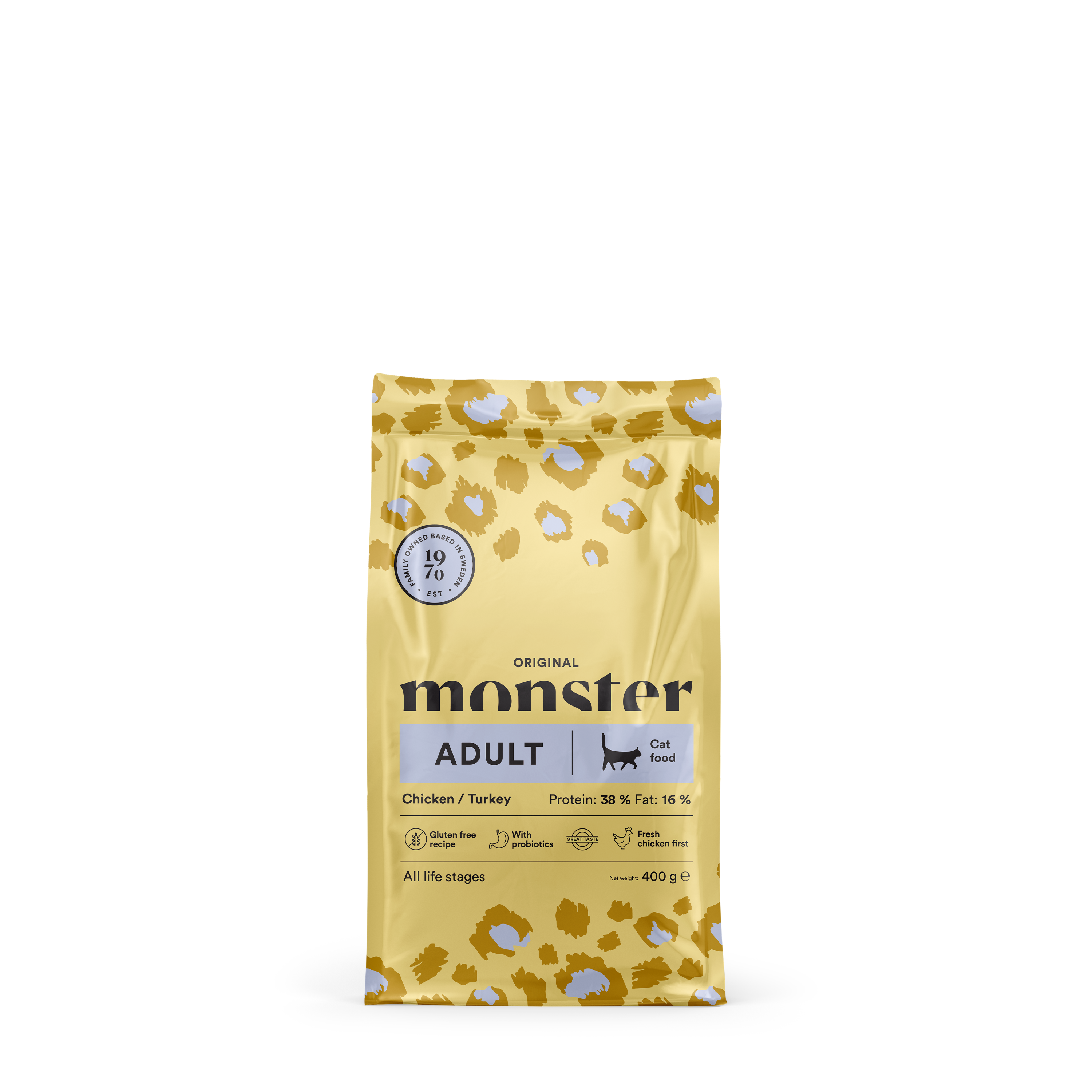 Monster Cat Original Adult Chicken/Turkey 400 g