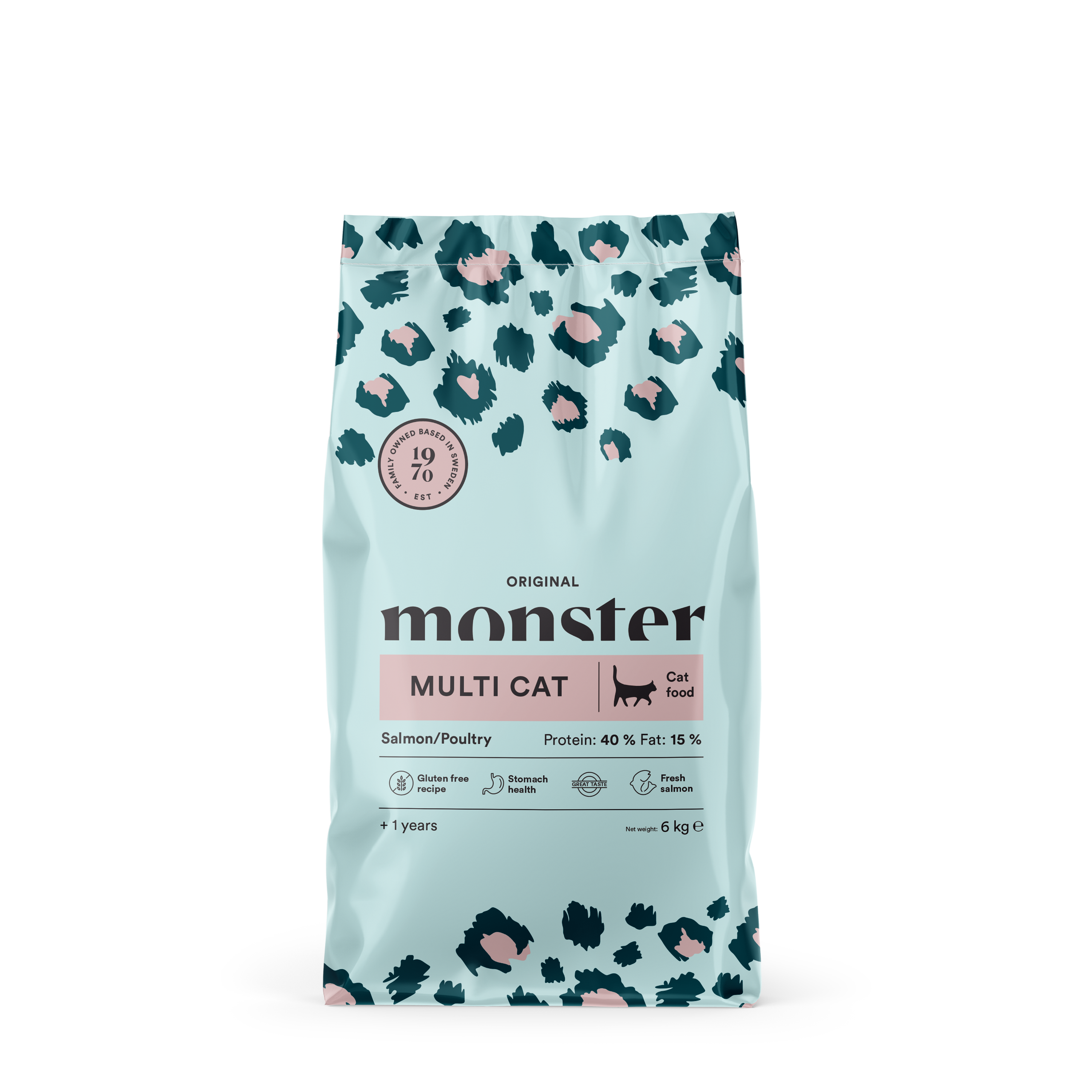 Monster Cat Original Multicat Salmon/Poultry 6 kg