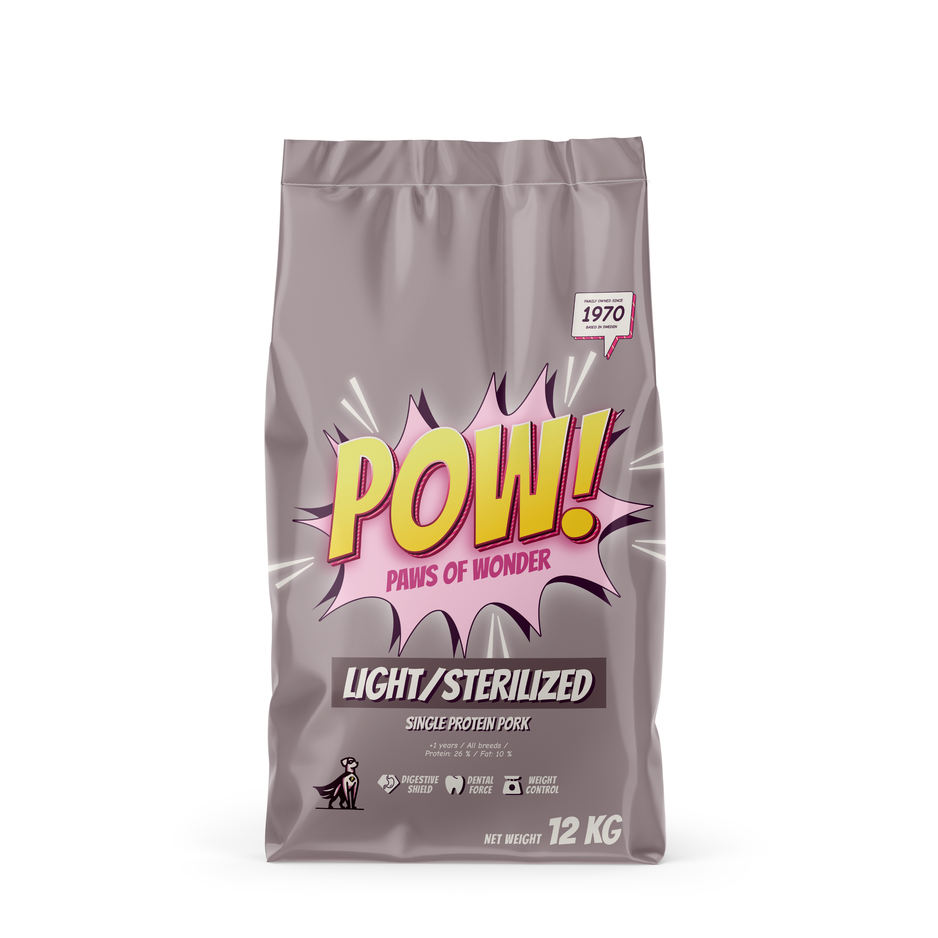 POW! Dog Light/Sterilized 12 kg