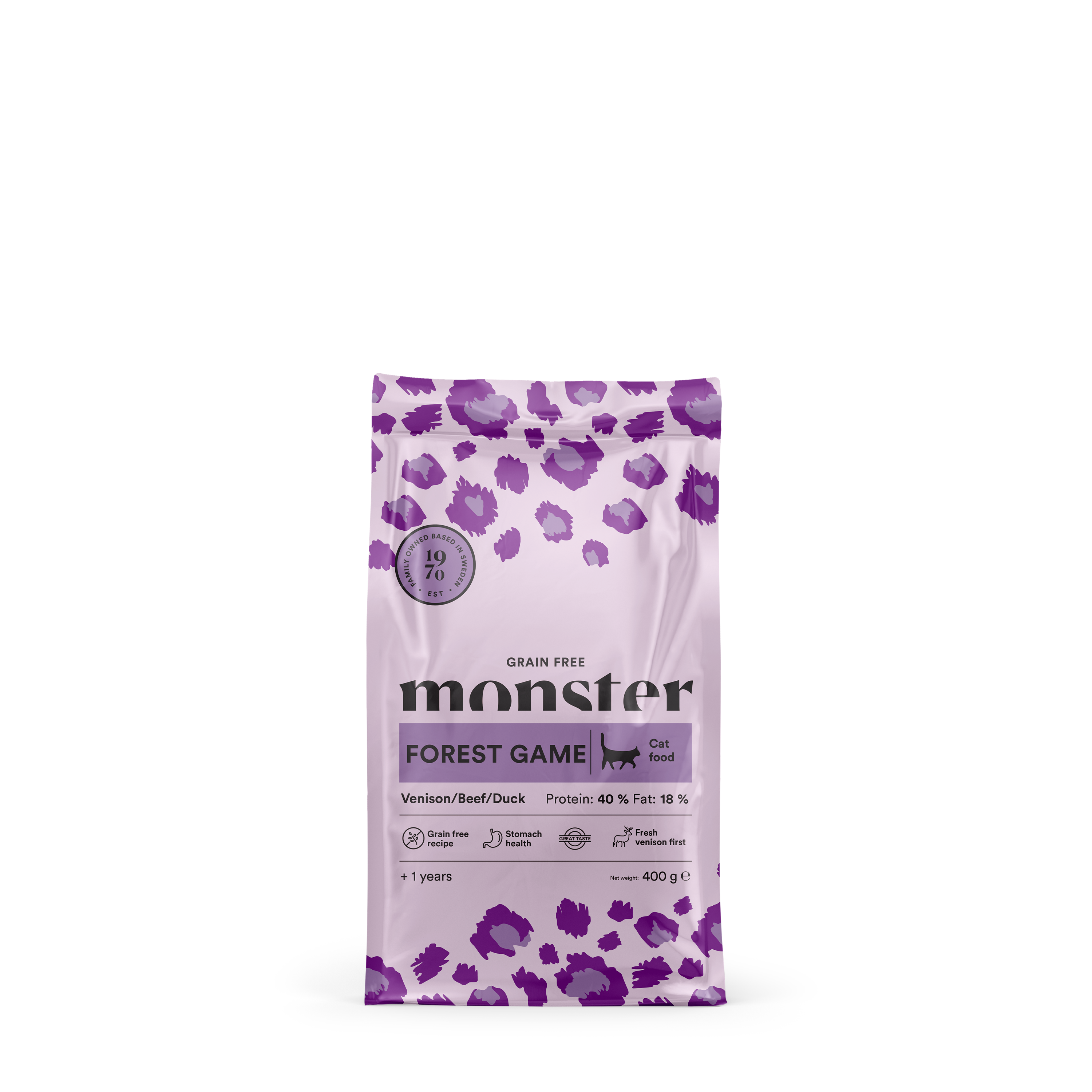 Monster Cat Grain Free Forest Game 400 g