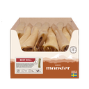 Monster Rawhide Beef Roll Large Bulk 20 pcs