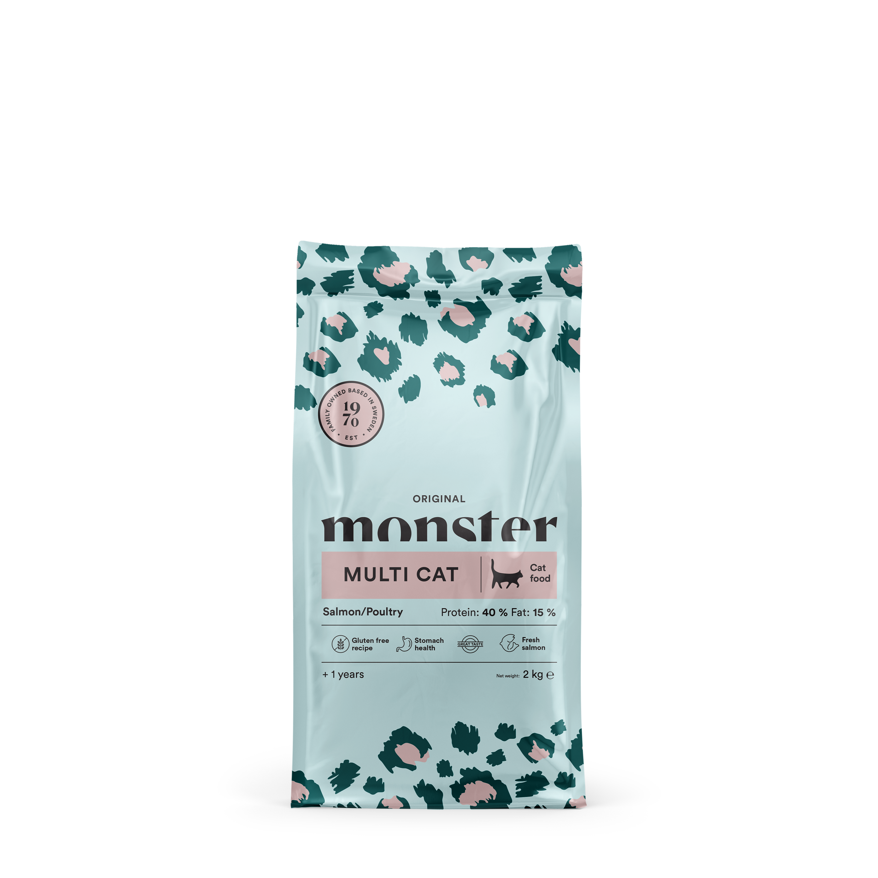 Monster Cat Original Multicat Salmon/Poultry 2 kg