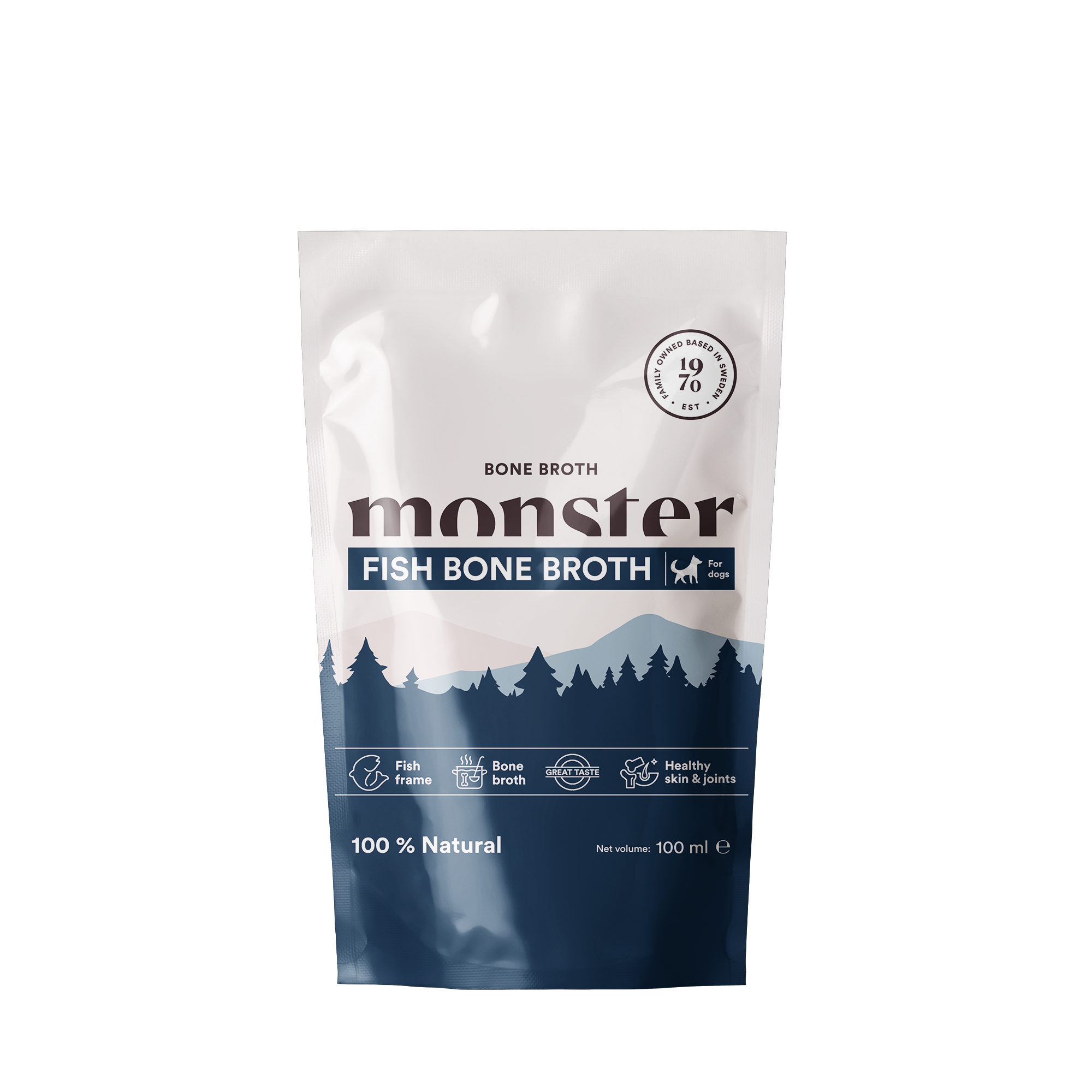 Monster Bone Broth Fish 100 ml (20 pcs)