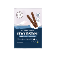 Monster Dog Dental Chew Grain Free Chicken Large Month 28 pcs 1080 g