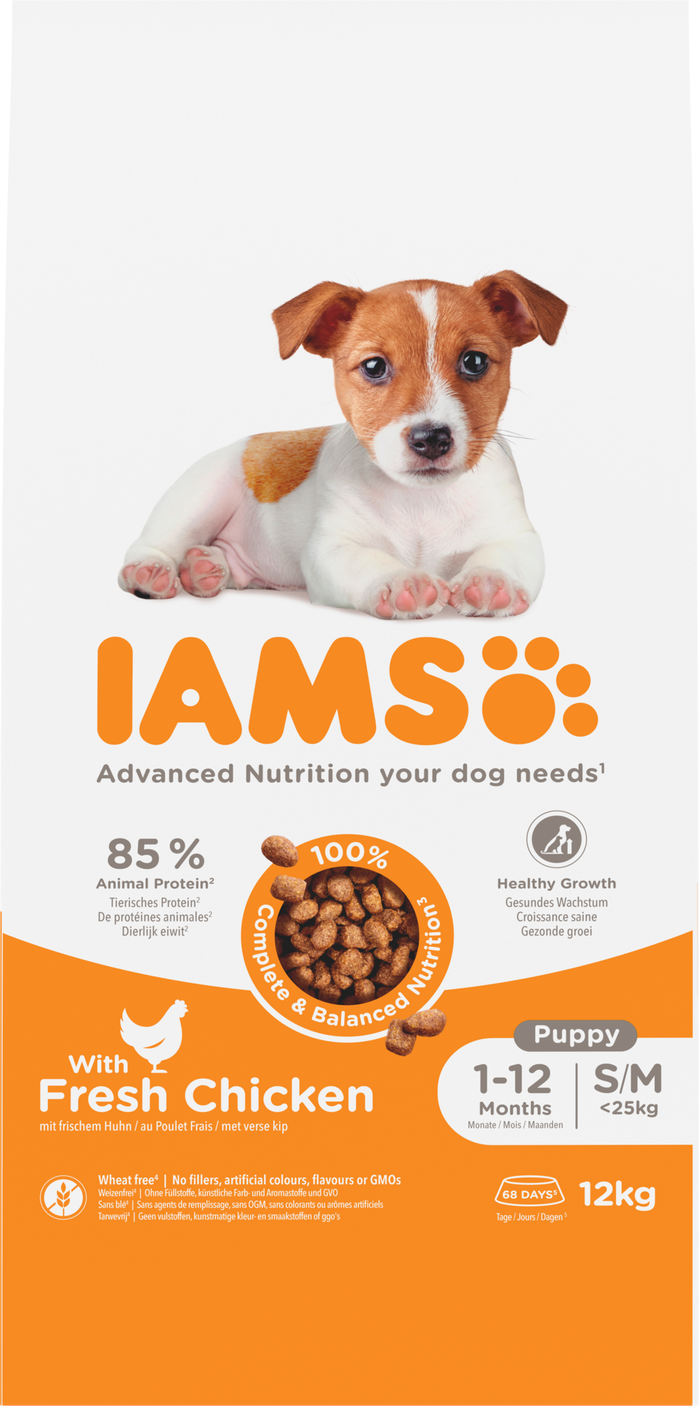 Iams Dog Puppy Small & Medium 12 kg