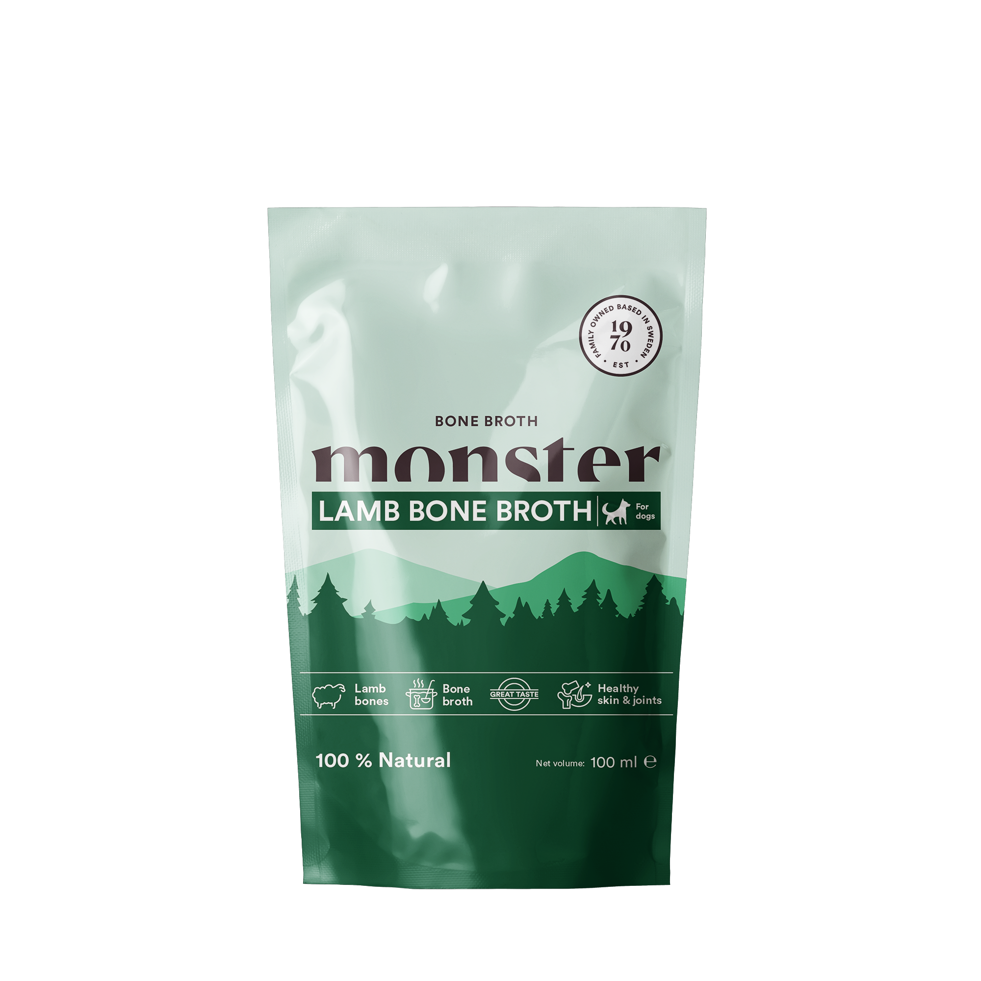 Monster Bone Broth Lamb 100 ml (20 pcs)