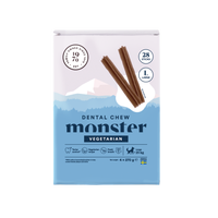 Monster Dog Dental Chew Vegetarian Large Month 28 pcs 1080 g
