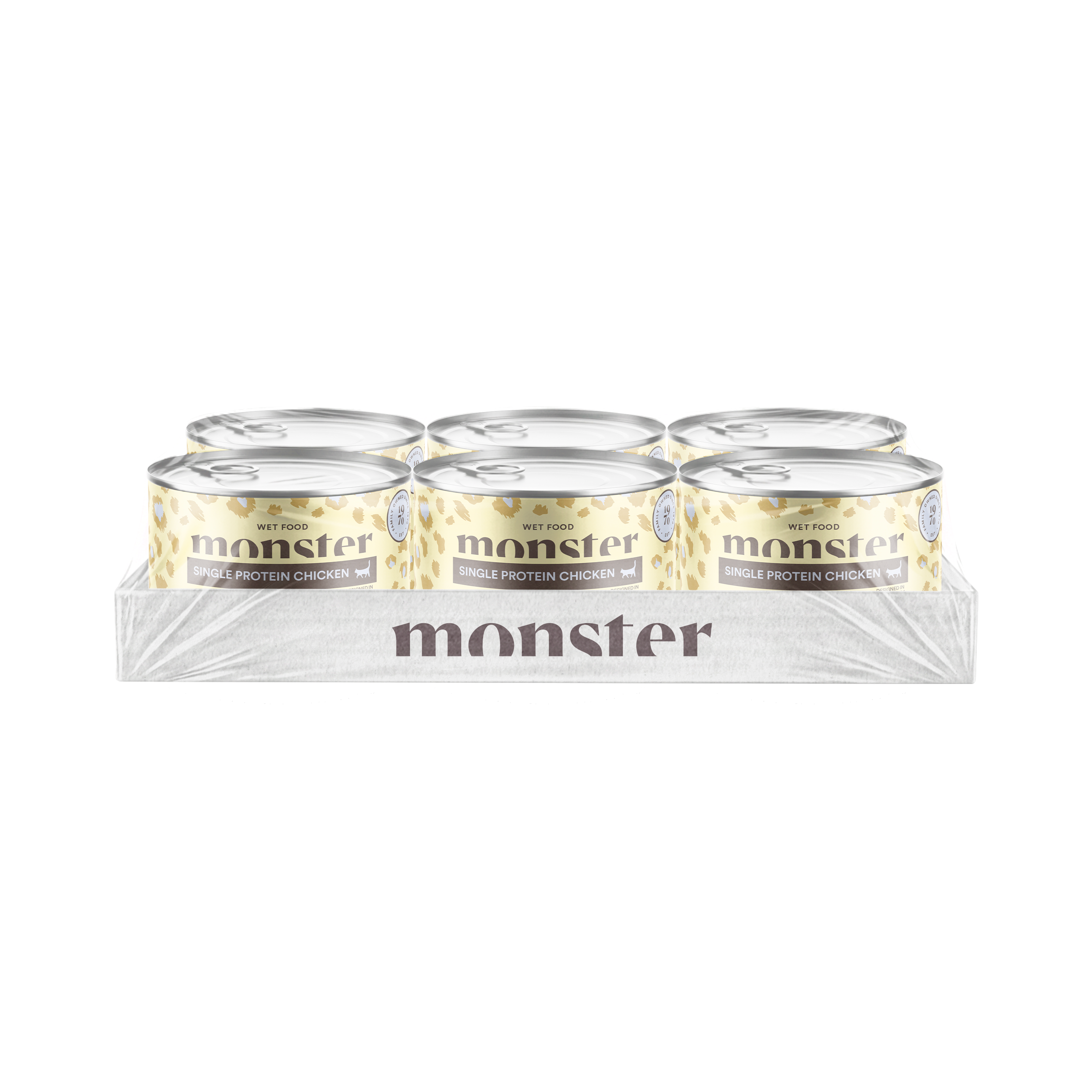 Monster Cat Adult Single Protein Chicken Can 200 g (6 pcs)